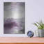 «Midnight At The Lake II Amethyst Grey Crop» par Mike Schick, art mural en métal-1386489102
