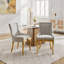 Ensemble de 2 chaises en chenille de style moderne-819589433