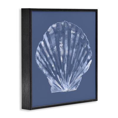 «Blue Nova Seashell», estampe numérique par Julie Derice