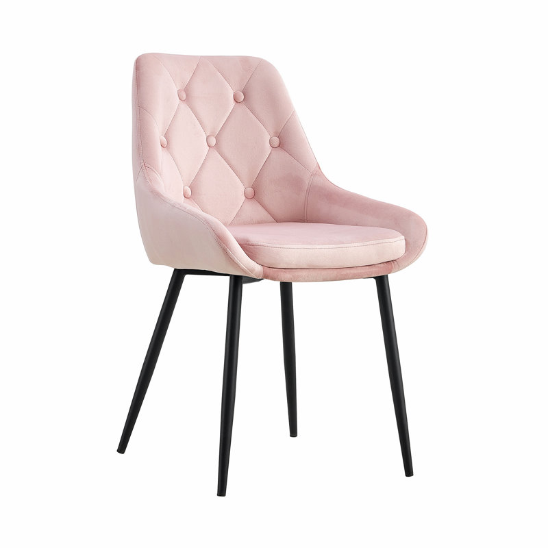 upholstered dining chairs,dining room chairs,side chairs,kitchen chairs, Pink
