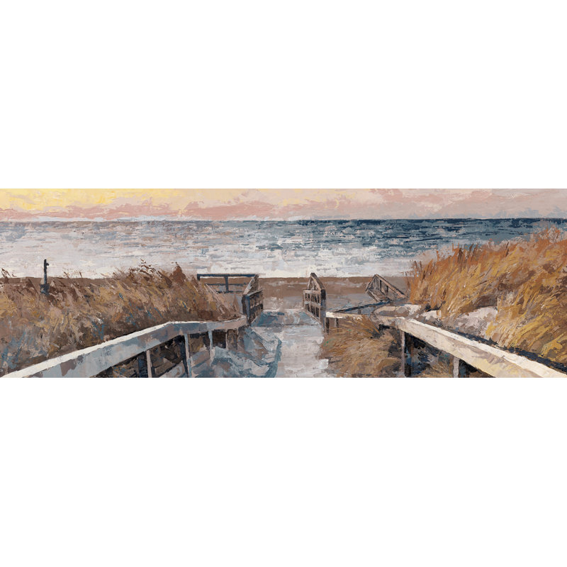 Inviting Walkway - Wrapped Canvas Painting, 61cm H x 182cm W x 3.81cm D