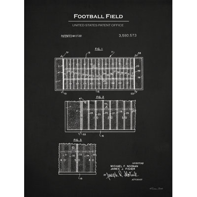 " Football Field Patent " by Susan Ball