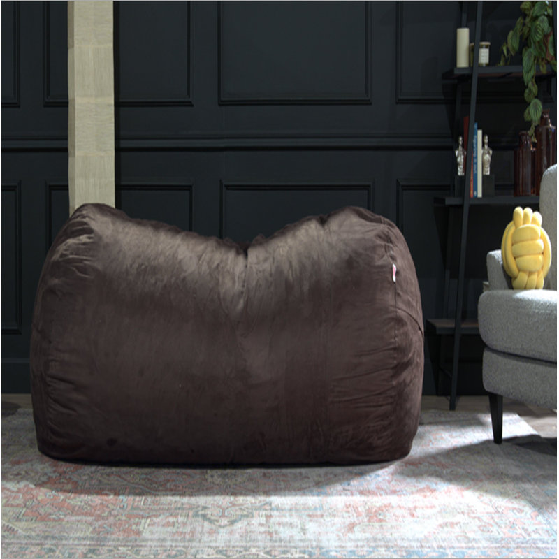 Fauteuil à billes Jasper Traditional, Coton brun
