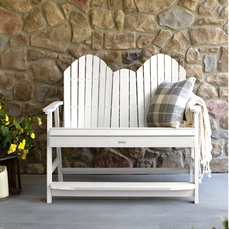 Hamilton 4ft Counter Height Bench, White