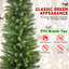 Arbre de Noël au crayon - Conception compacte, support stable, parfait pour les petits espaces et les coins-118769801