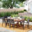 Anautica Rectangular 8 - Person 79'' Teak Finish Outdoor Furniture Dining Set with Cushions-601524600