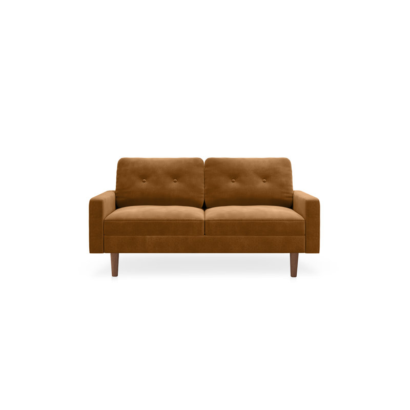 Mattea Upholstered 70'' Sofa, Ginger 100% Polyester