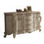  Commode triple 69 po à cinq tiroirs en bois massif et manufacturé 69 po