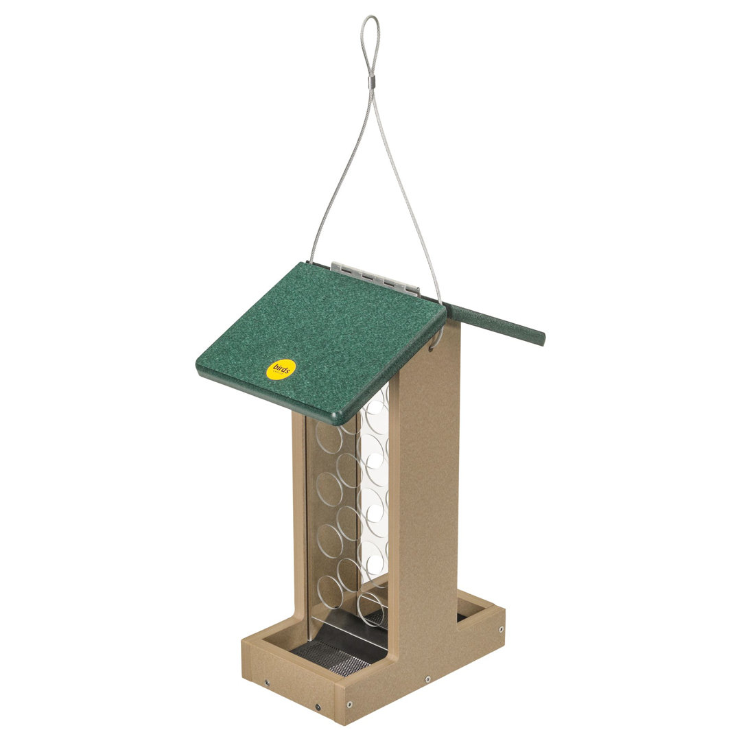 Recycled Whole Peanut Hopper Bird Feeder Birds Choice