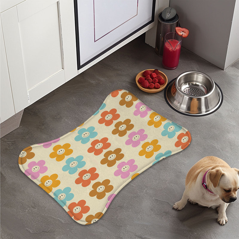 Groovy Joy - 1 Piece Bone Shape Feeding Mat, XL (18")
