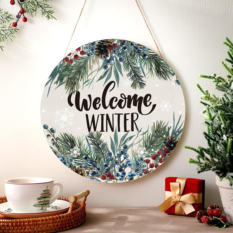 Panneau de porte Winter Welcome