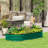 Raised Garden Bed, 6' x 3' x 1' Galvanized Planter Box, Green-143258494-172238290