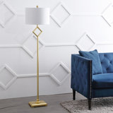 Safflower 62.5'' Gold Leaf Traditional Floor Lamp