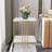 Ratesha Marble Top End Table