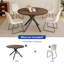Table de salle à manger de cuisine moderne 45,3 "l avec chaise de salle à manger h 32,8"-518643850
