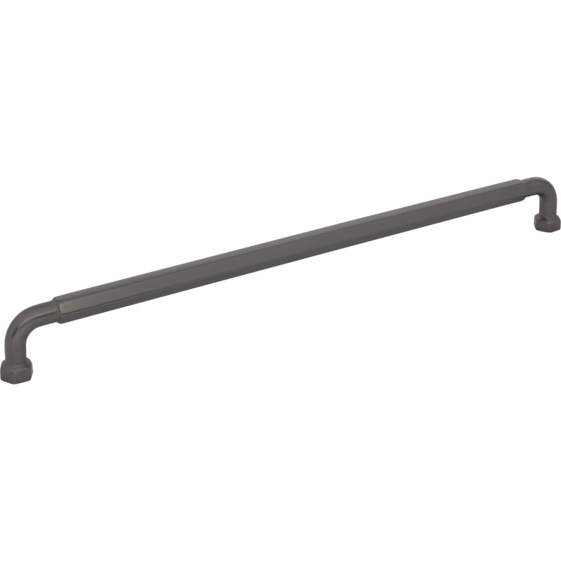 Dustin Bar Pull, Ash Gray, 12" Center To Center