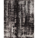 Nirvana Abstract Area Rug in Black