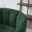 Chaise d'appoint rembourrée demi-tonneau-1415552751