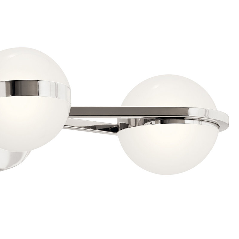 Alvetta 3 - Light LED Vanity Light, Polished Nickel