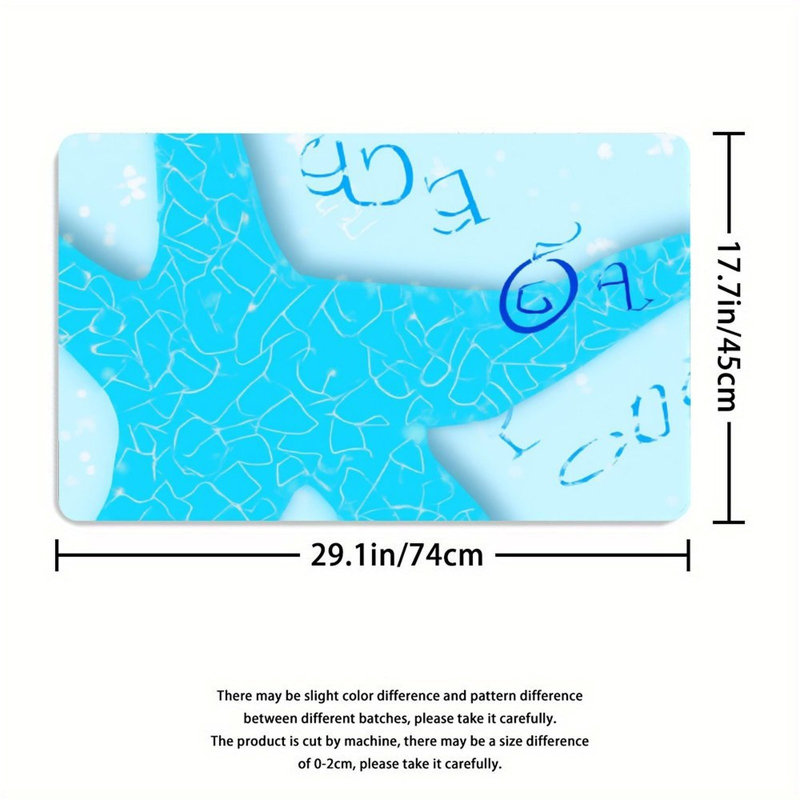 Ensemble de 3 tapis de salle de bain aquarelle