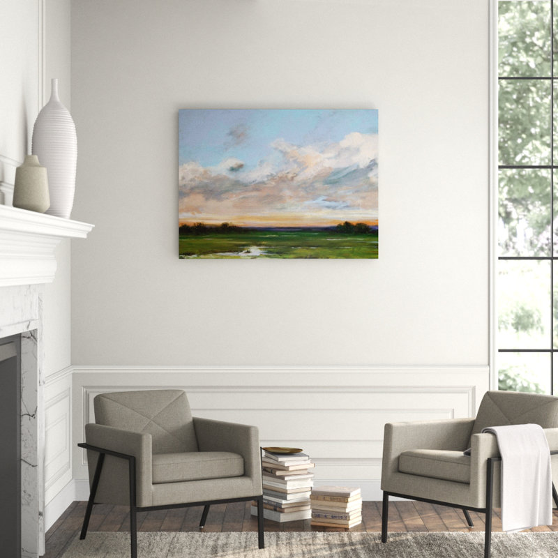 Solace I By John Beard - Gallery Wrapped Canvas Print Print by John Beard, 40" H x 60" W x 1.75" D, Brown Framed Canvas