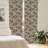 Abstract Curtains, Inspired Doodle Style Geometric Shapes Paisley Oriental Elements, Window Treatments Panel for Living Room Bedroom Decor, Multicolor Semi-Sheer Rod Pocket Sliding Panel-841185198
