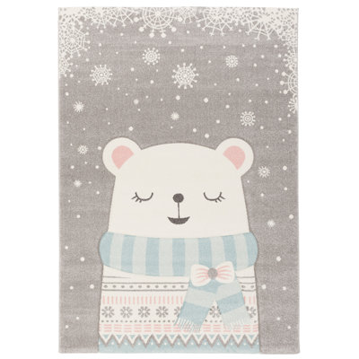 Westhought Rectangle Animal Print Area Rug