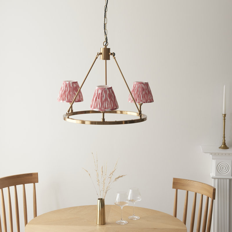 Chester 3 - Light Chandelier, Pink