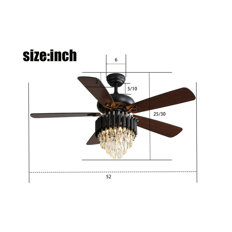 Flutur 52'' Ceiling Fan with Light Kit