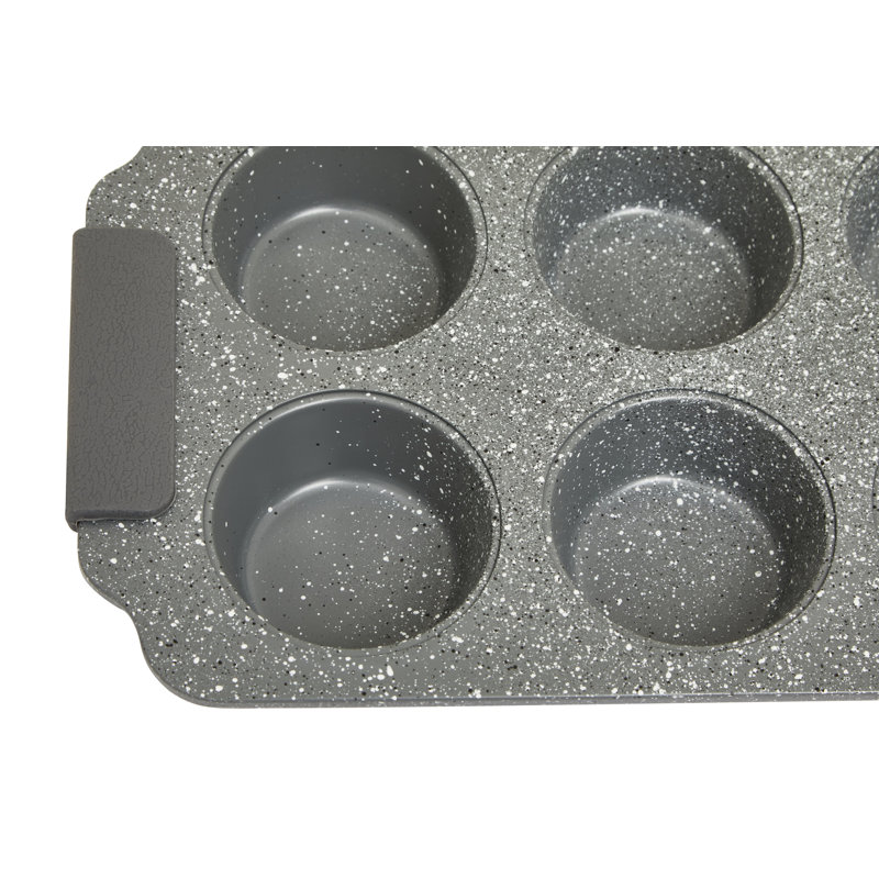 Premier Housewares From Scratch Metal Muffin Pan with Lid