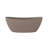 65" x 34" Freestanding Tub Solid Surface Stone Resin Soaking Bathtub-110875392