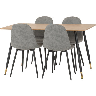 Addiemae 4 - Person Dining Set