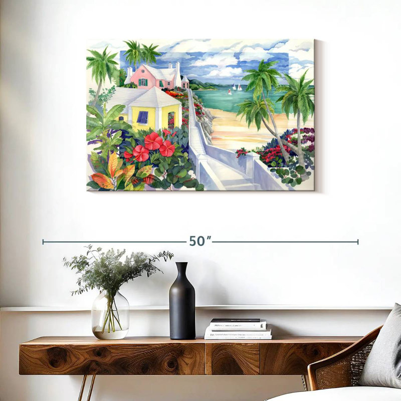 Gillard Island Cliffs, 24" H x 36" W