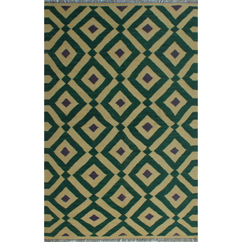 Renita Wool Geometric Indoor Rug