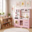 Cuisine en bois pour enfants avec lumières et sons, cuisine de jeu d'imitation avec accessoires pour les tout-petits de 3 à 8 ans-132786938