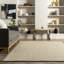 Tapis beige / gris en jute / sisal Alvardo-36835063