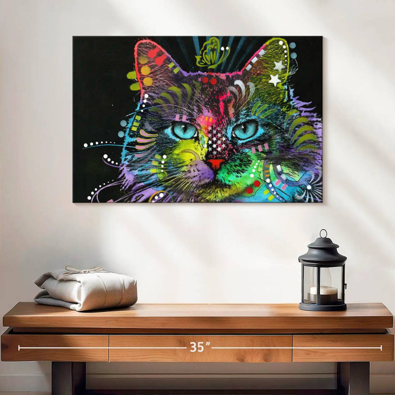 Blue Stare, 16" H x 24" W