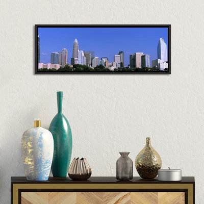 « centre-ville (uptown) horizon, charlotte, mecklenburg county, caroline du nord, états-unis », reproduction de photo sur toile