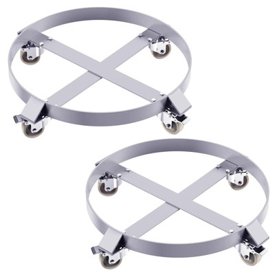 55 Gallon Drum DollyDolly Heavy Duty Steel 1000 Pound Drum Dolly Pack