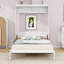 Lit escamotable en bois avec coussin-106445658-106445659