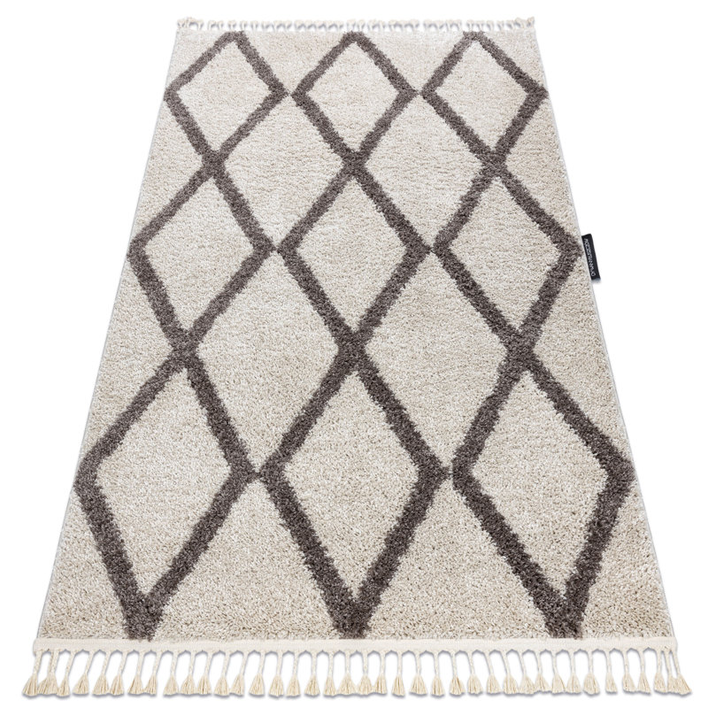 Berber Geometric Area Rug, Rectangle 200 x 290cm