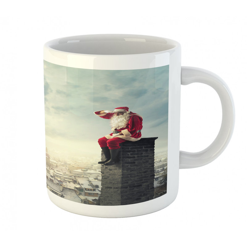 Grande tasse à café père noël