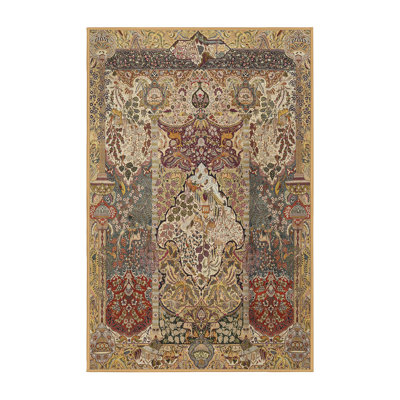 Tapis rouge à motif sud-ouest