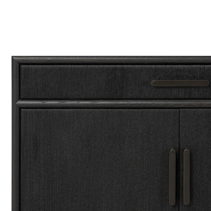 Rosenell Sideboard-Black Oak Veneer, Black