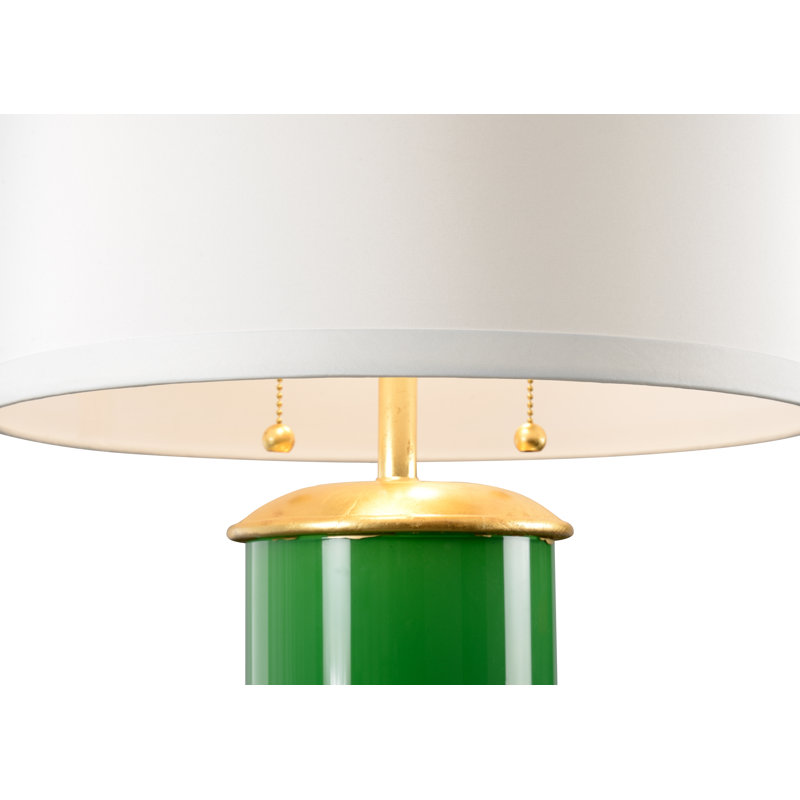 Savannah Table Lamp, Parrot Green/Gold