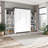 Ailed 126W Queen Murphy Bed with 2 Shelving Units-55325533