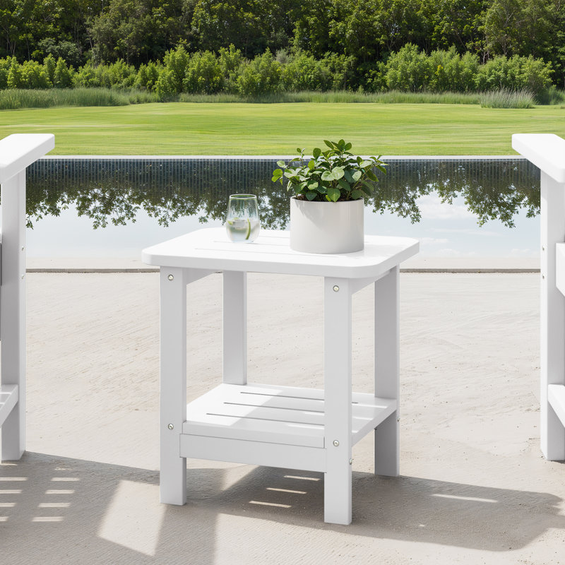 Table d'appoint Brighton, Blanc