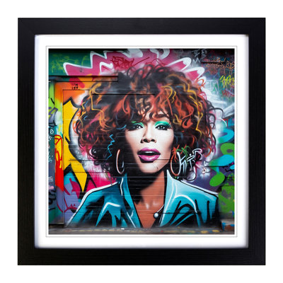 Whitney Houston - Framed Print