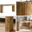 Table d'appoint en bois, table de couloir au design minimaliste, console