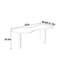 Bureau ergonomique luxueux en bois massif de couleur crème-1248043492